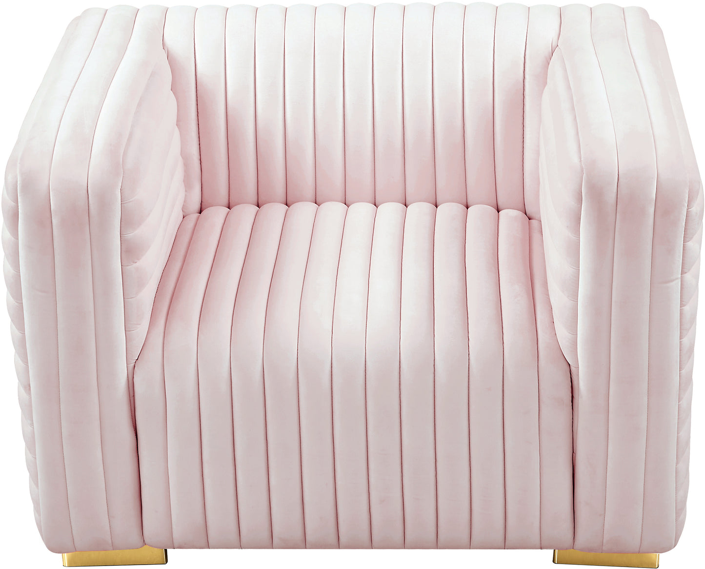 selena pink velvet chair c