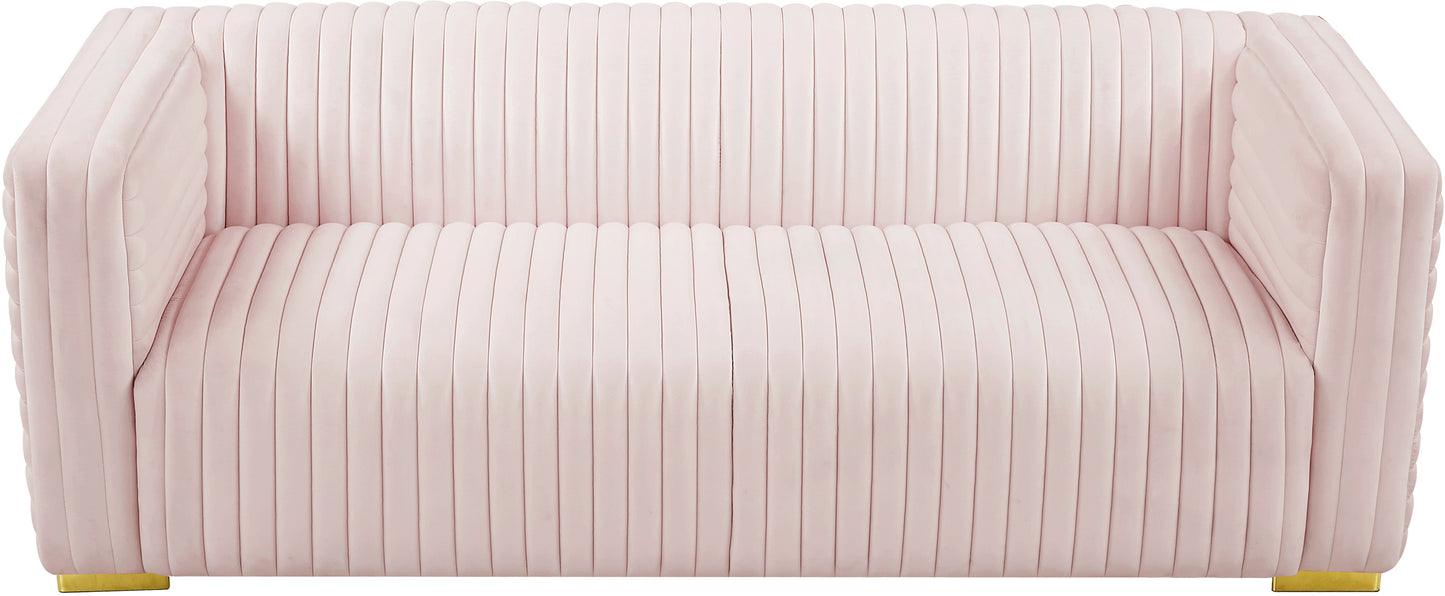 selena pink velvet sofa s