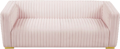 Selena Pink Velvet Sofa S