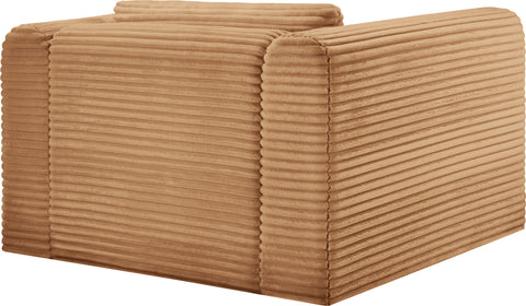 Faye Saddle Corduroy Performance Fabric Upholstered Accent Chair, 1 Piece