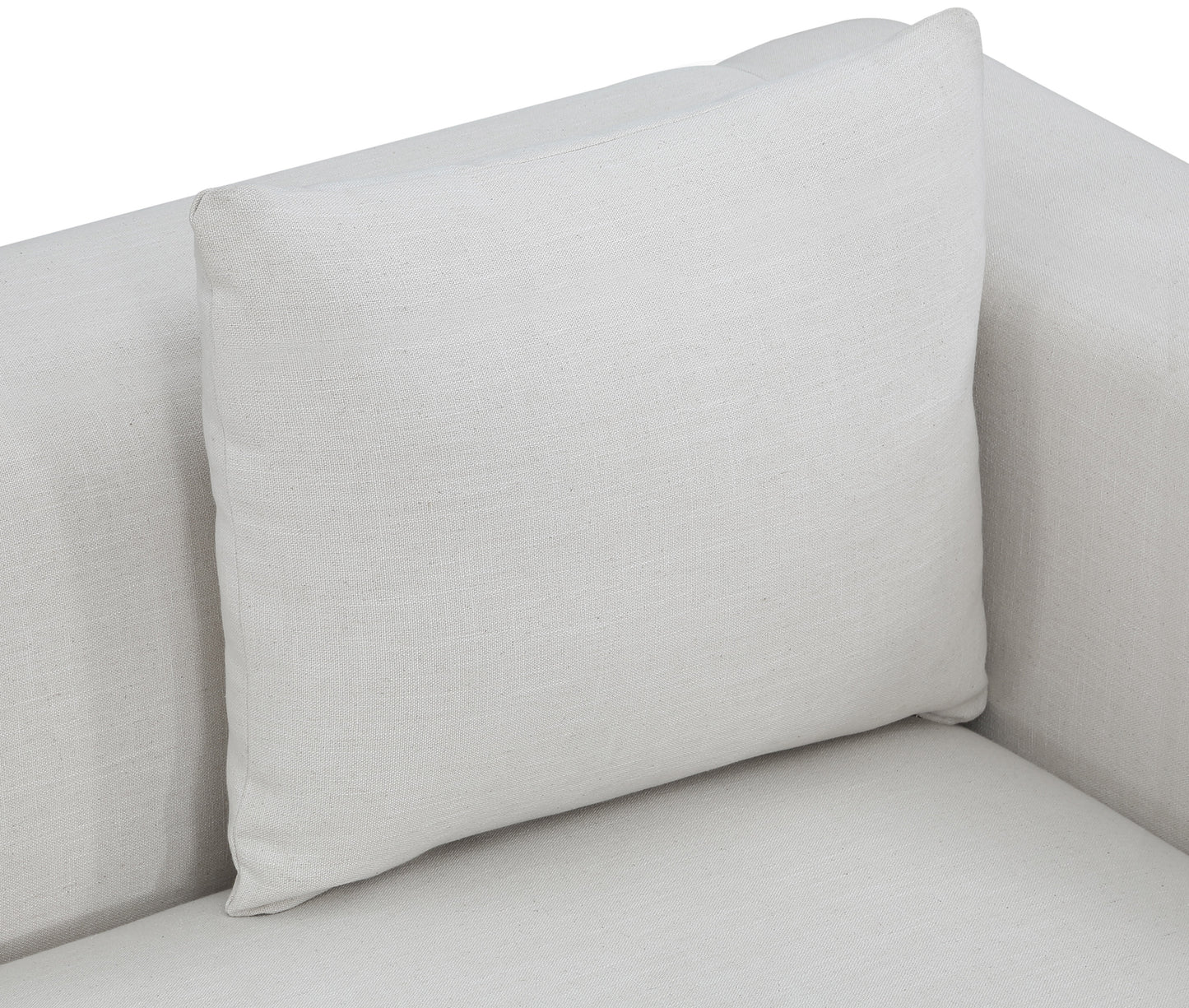 carly cream linen textured fabic sofa s