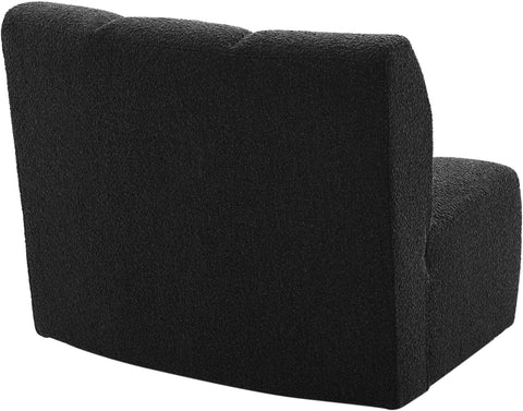 Calais Black Boucle Fabric Modular Chair C