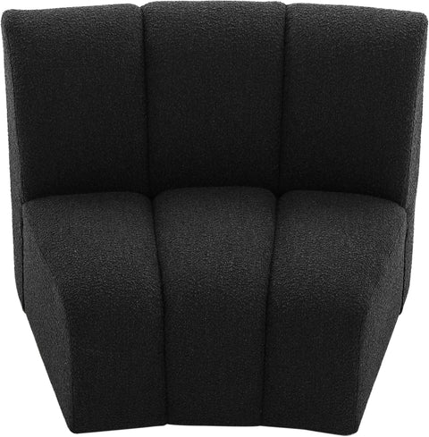 Calais Black Boucle Fabric Modular Chair C