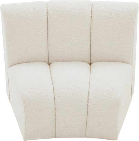 Calais Cream Boucle Fabric Modular Chair C