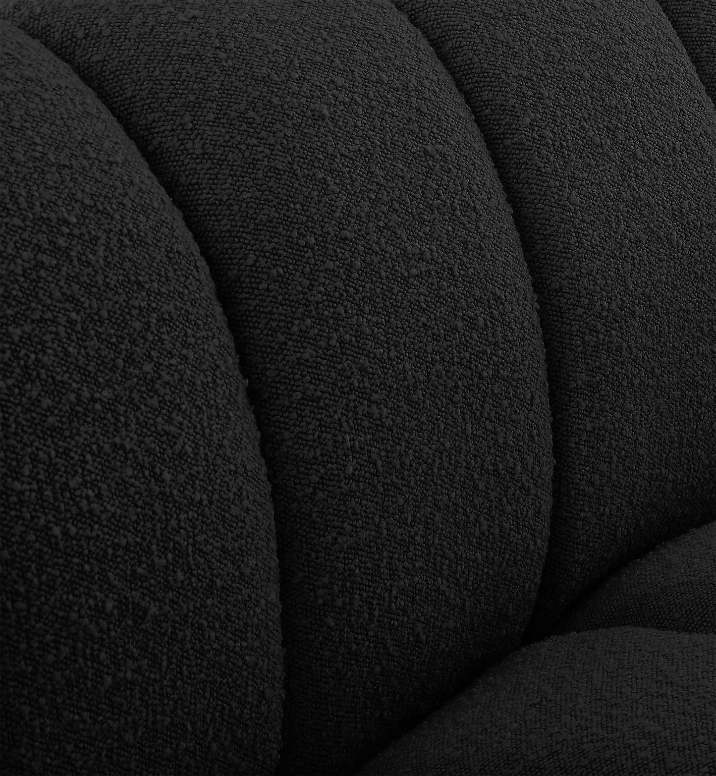 marcello black boucle fabric chair c