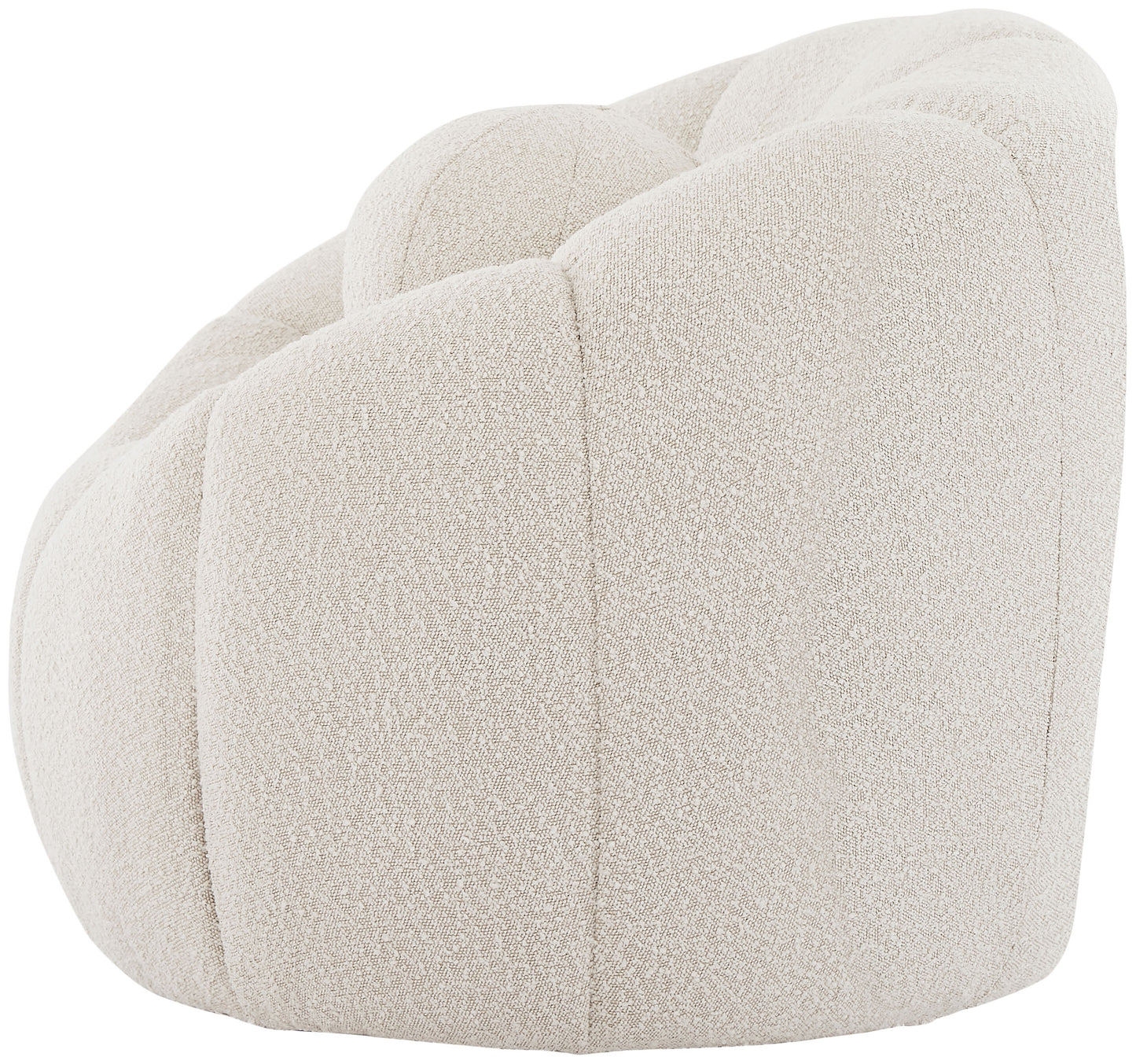 marcello cream boucle fabric chair c