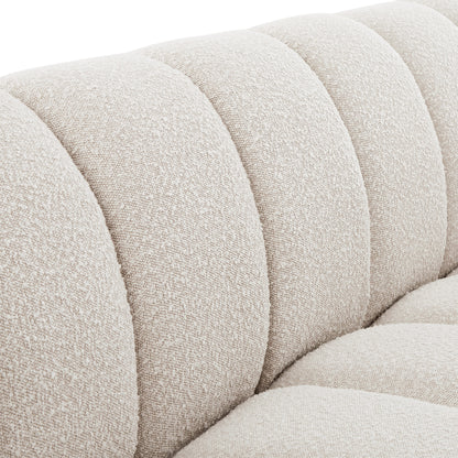 Marcello Cream Boucle Fabric Sofa S