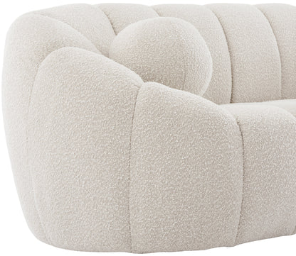 Marcello Cream Boucle Fabric Sofa S