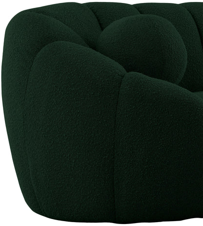 Marcello Green Boucle Fabric Chair C