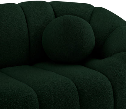 Marcello Green Boucle Fabric Sofa S