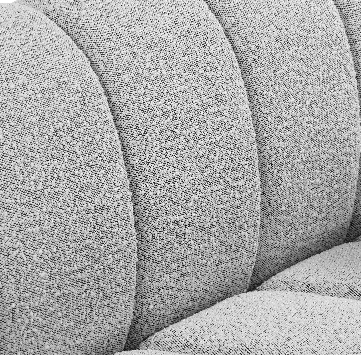 marcello grey boucle fabric chair c