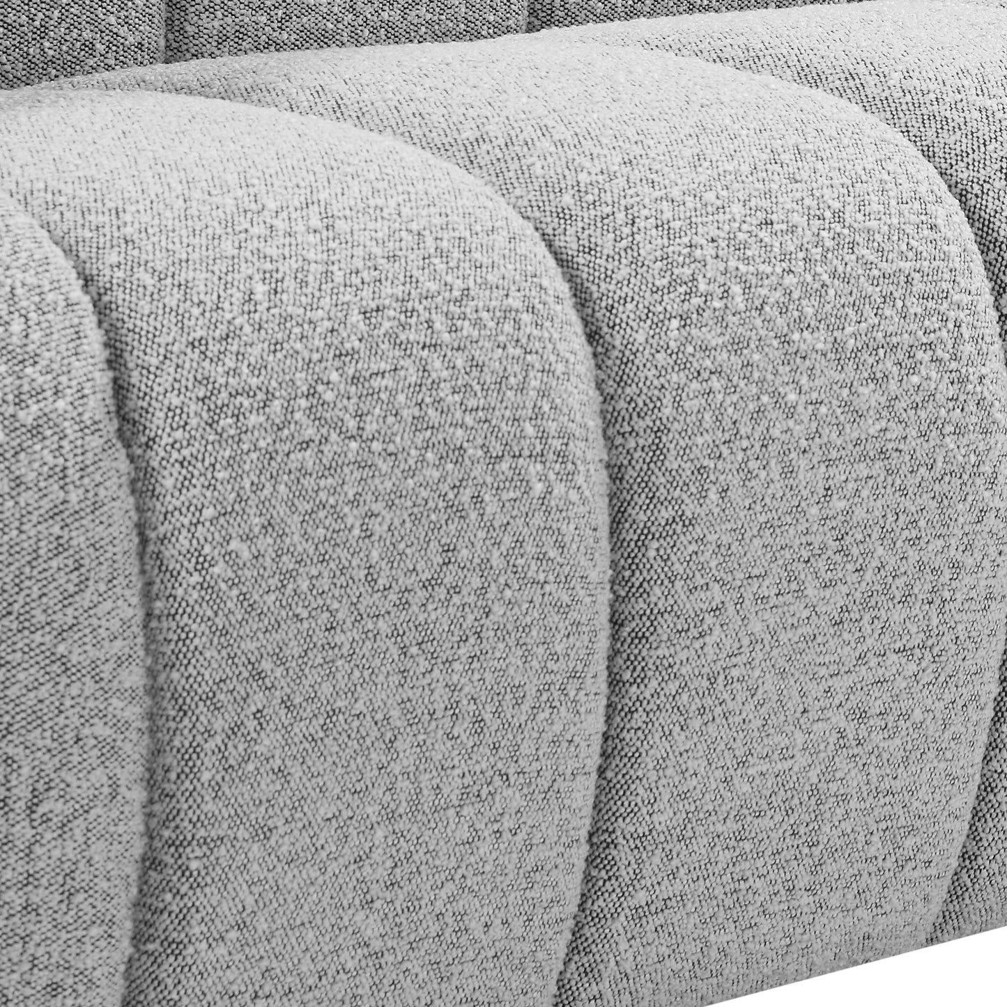 marcello grey boucle fabric chair c