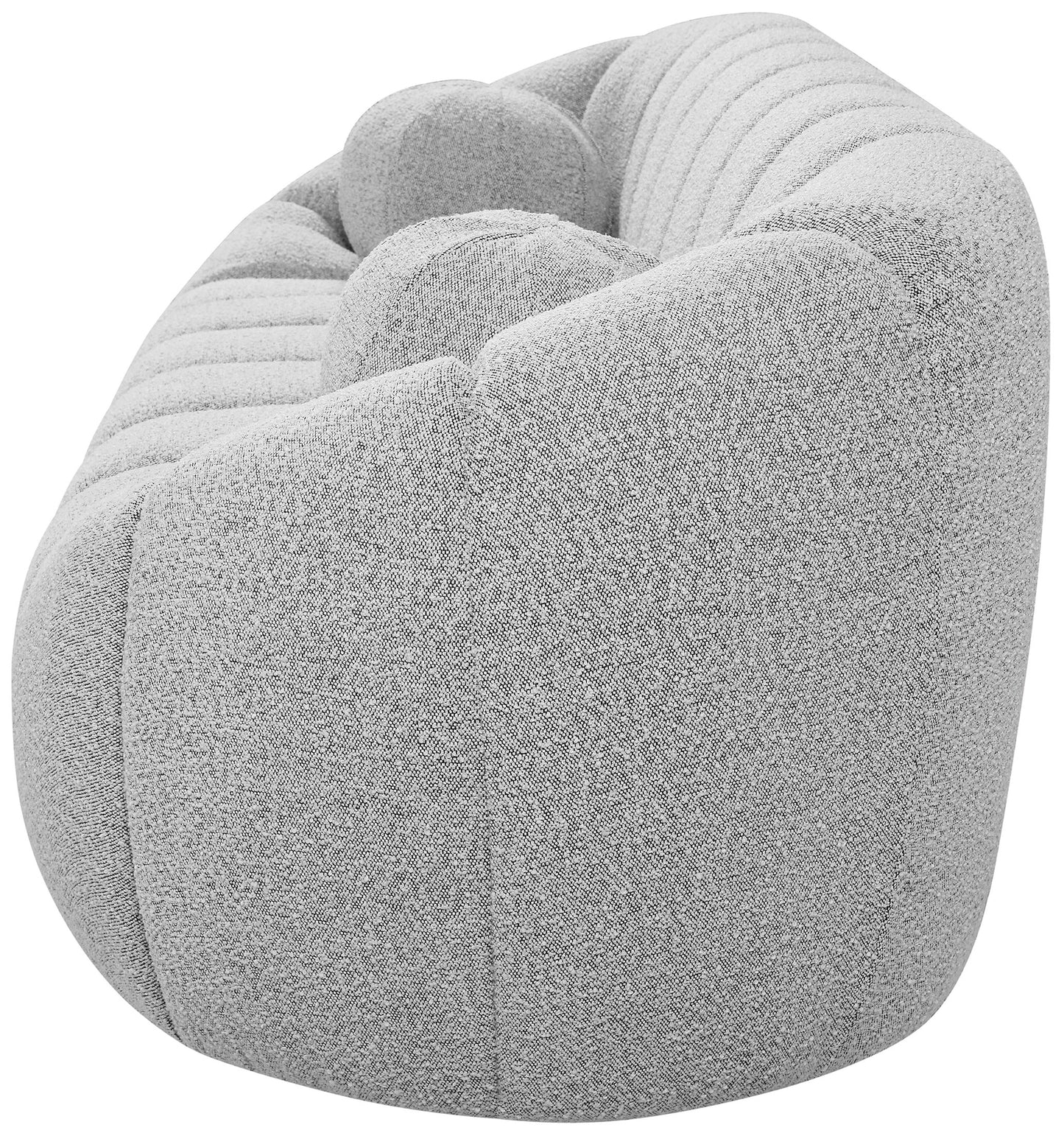 marcello grey boucle fabric sofa s