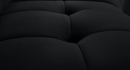 Yara Black Velvet Modular Chair C