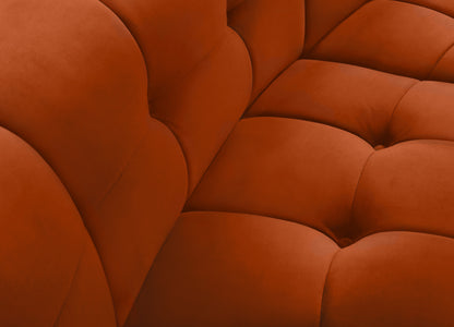 Yara Cognac Velvet Modular Chair C