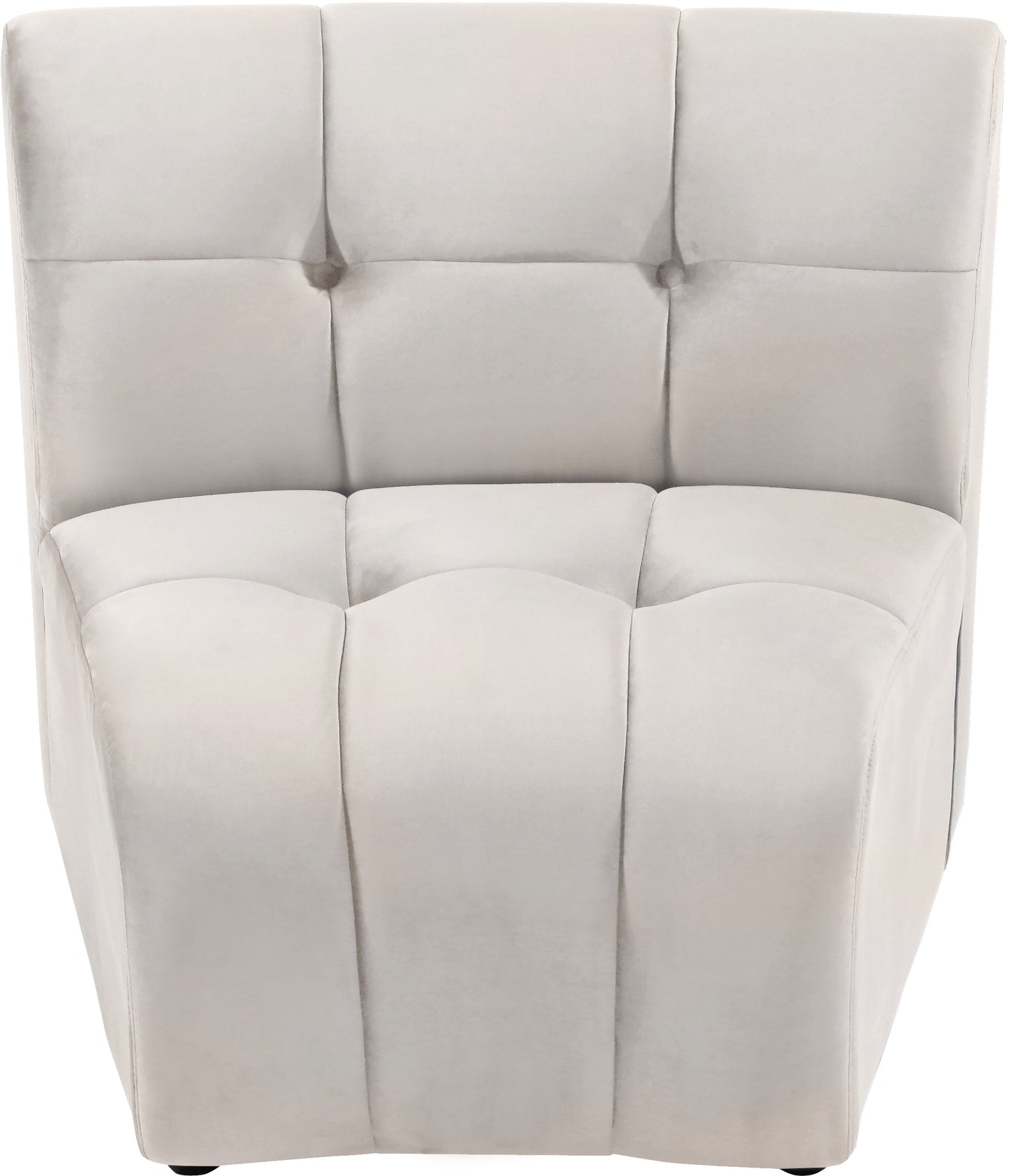 yara cream velvet modular chair c