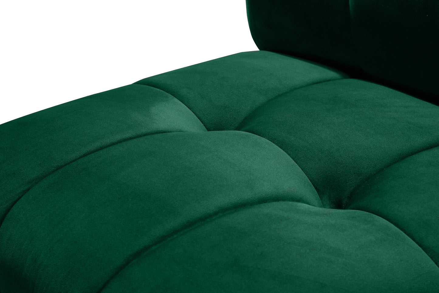 yara green velvet 10pc. modular sectional pc