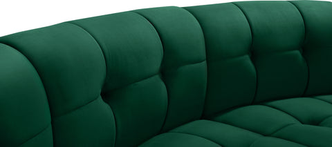 Yara Green Velvet 8pc. Modular Sectional PC