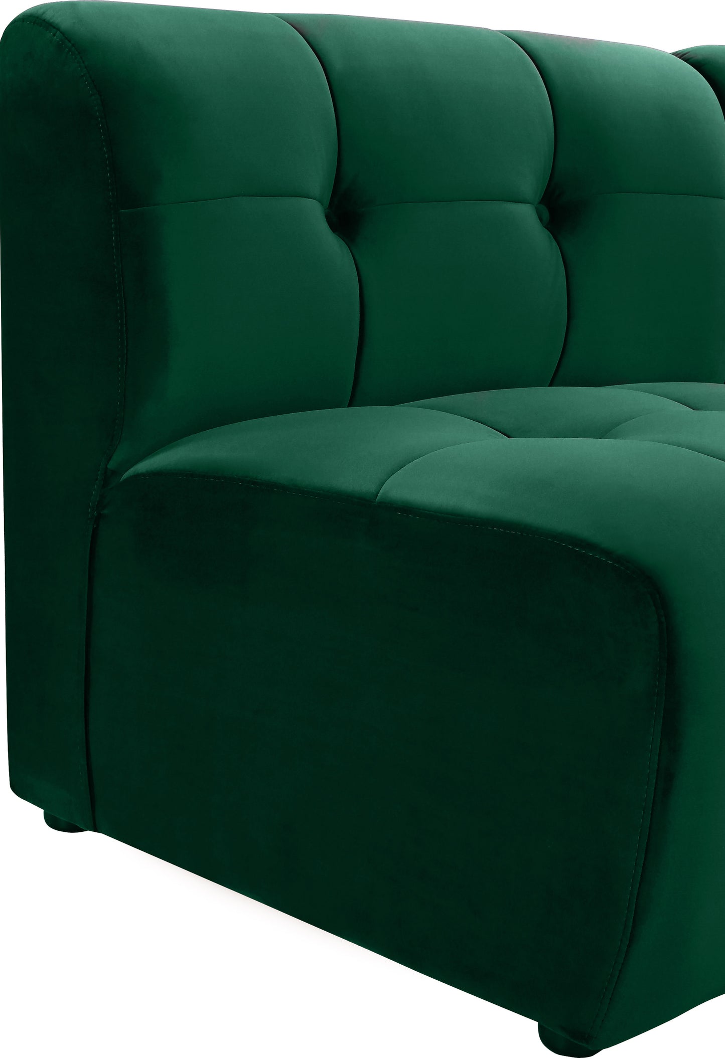 yara green velvet modular chair c