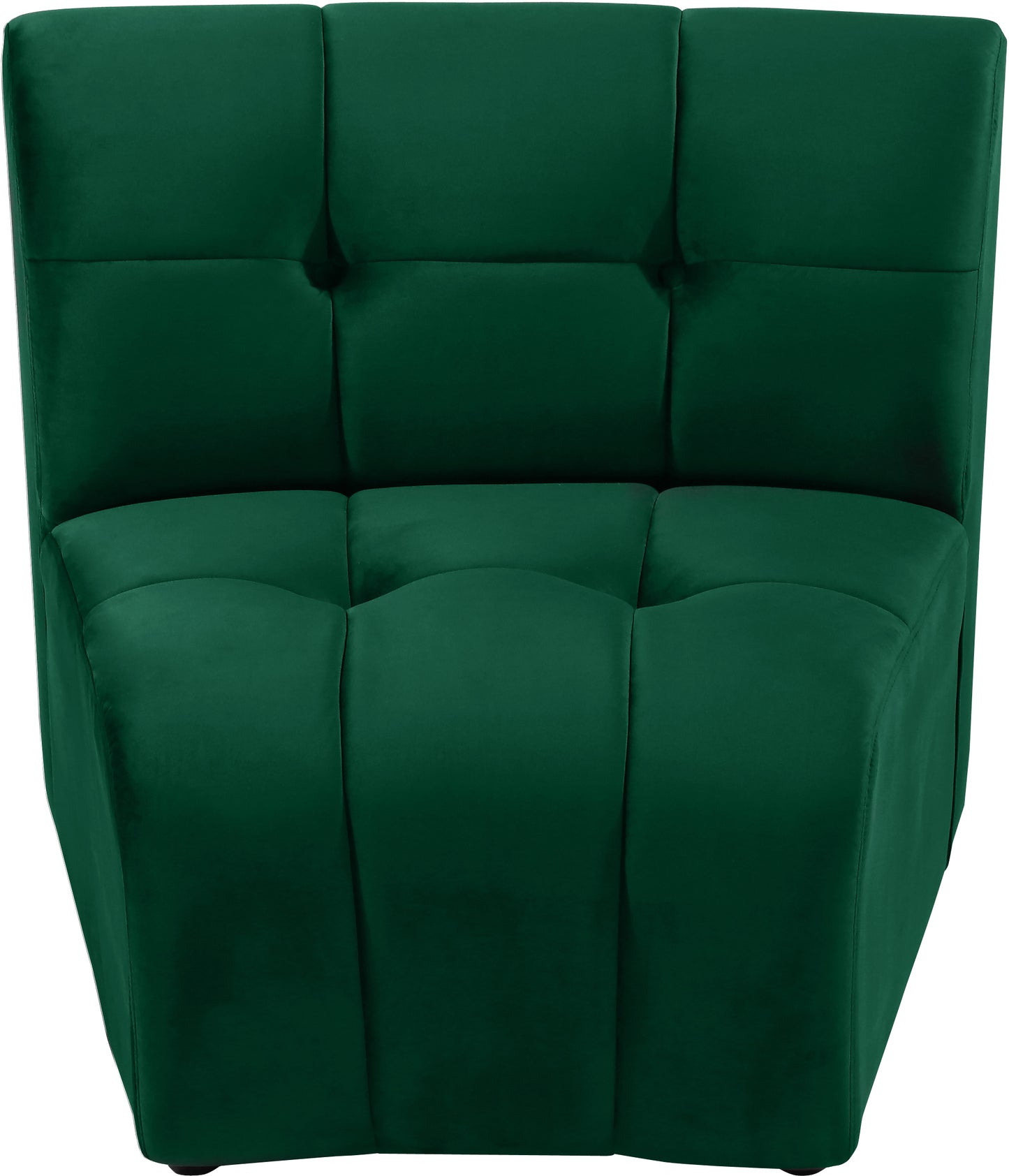 yara green velvet modular chair c