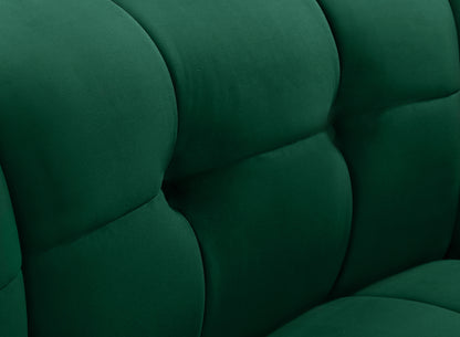 Yara Green Velvet Modular Chair C