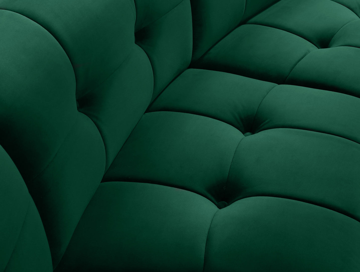 yara green velvet modular chair c