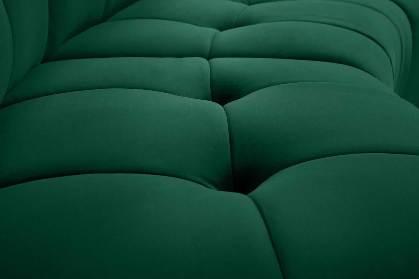 yara green velvet modular chair c