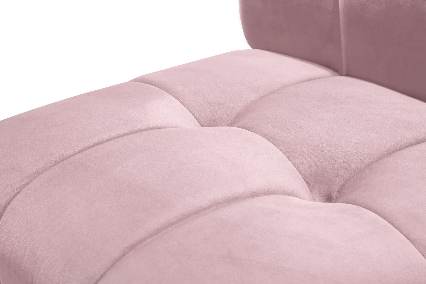 yara pink velvet 10pc. modular sectional pc