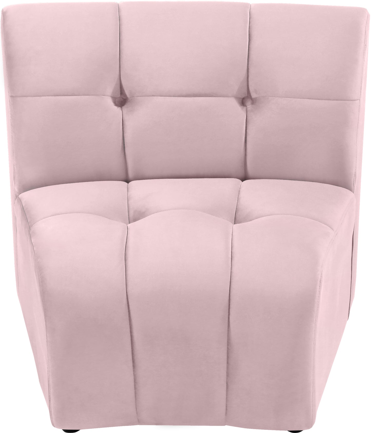 yara pink velvet modular chair c