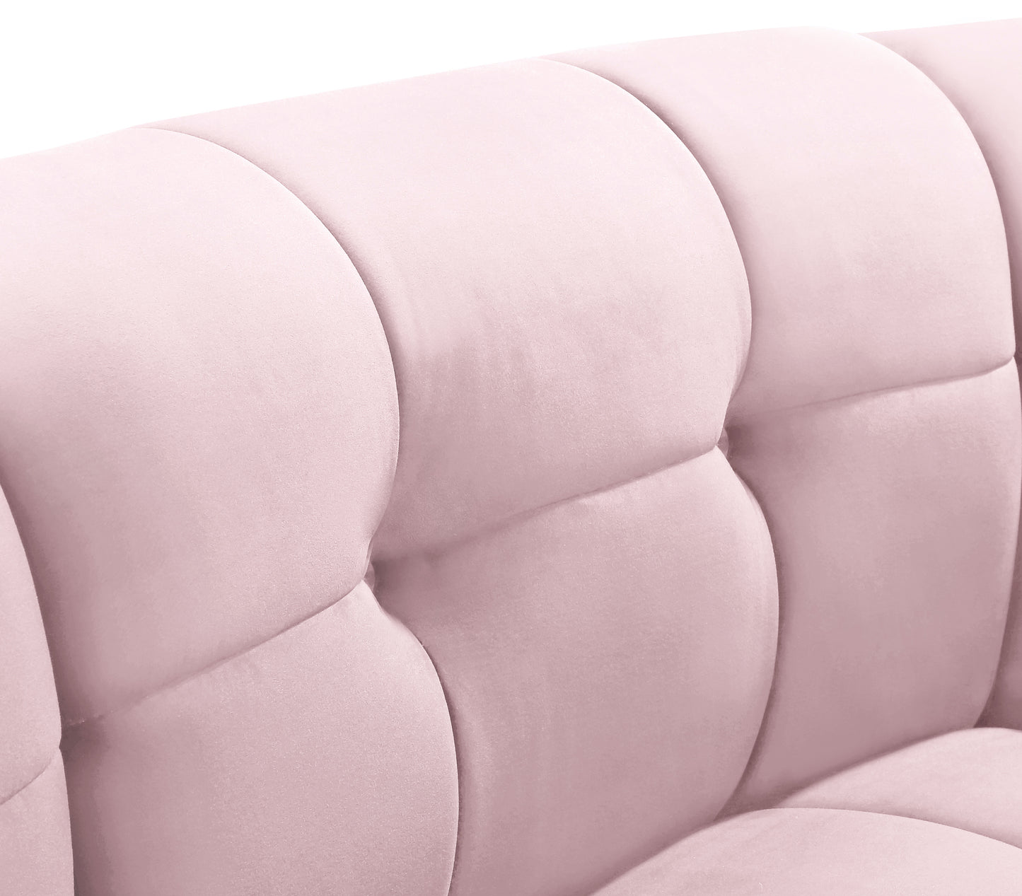 yara pink velvet modular chair c