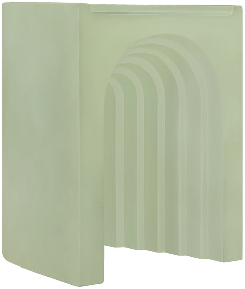 Yara Green Concrete Indoor/Outdoor End Table, 1 Piece