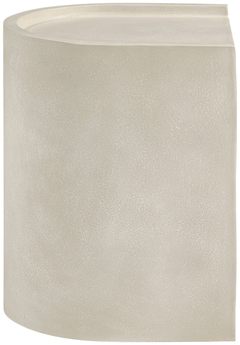 Yara Beige Concrete Indoor/Outdoor End Table, 1 Piece