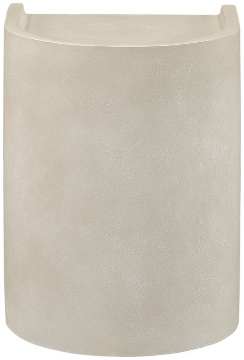 Yara Beige Concrete Indoor/Outdoor End Table, 1 Piece