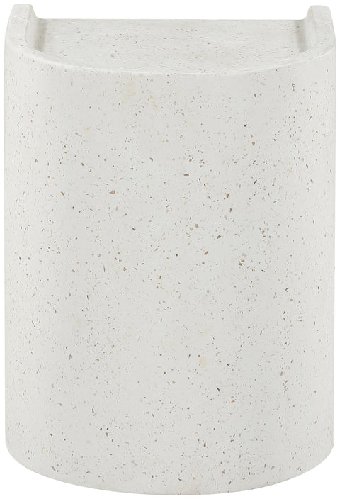Yara Terrazzo Concrete Indoor/Outdoor End Table, 1 Piece