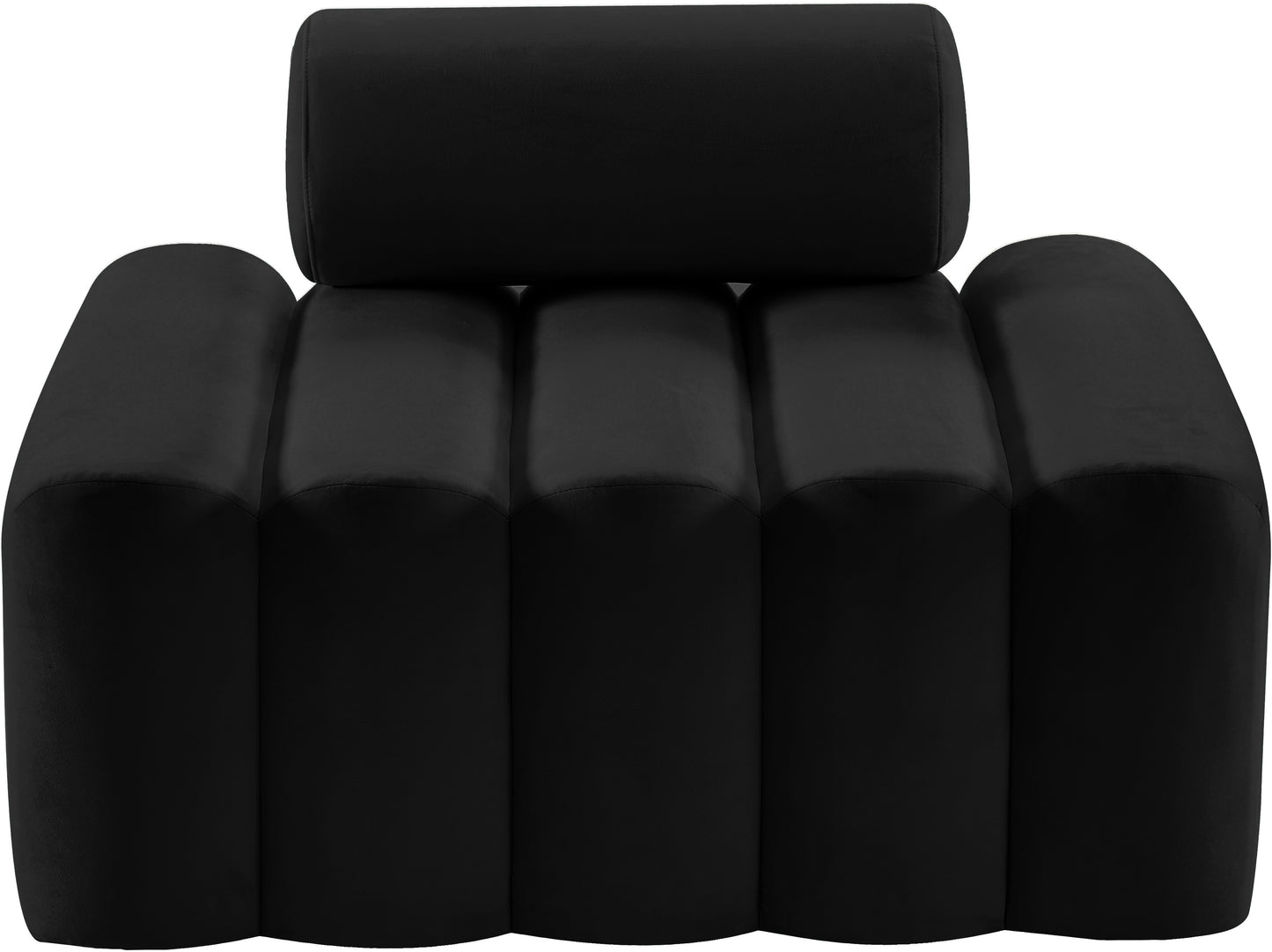 swanson black velvet chair c