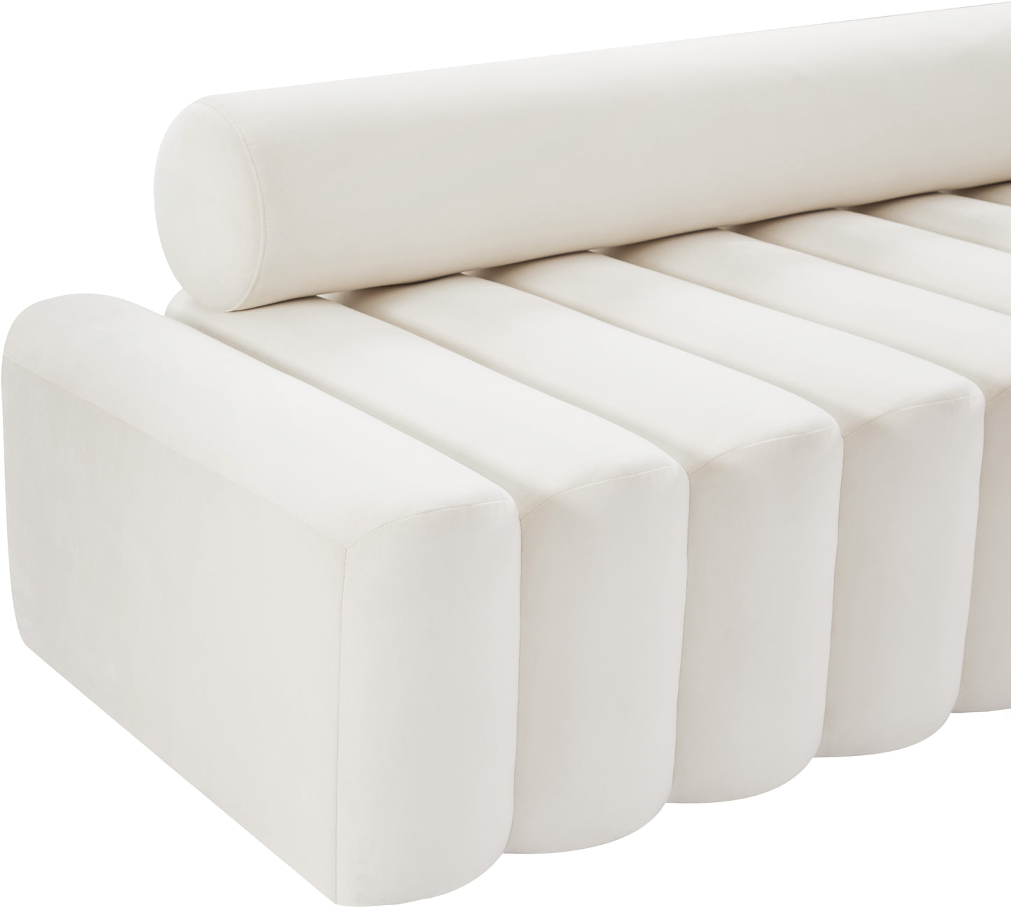 swanson cream velvet loveseat l