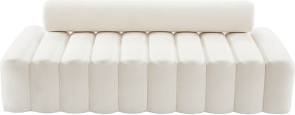 Swanson Cream Velvet Sofa S