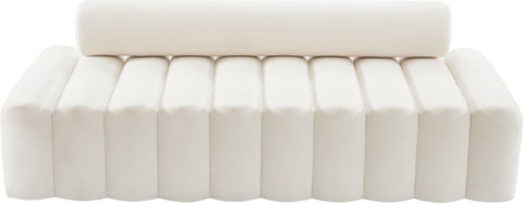 Swanson Cream Velvet Sofa S