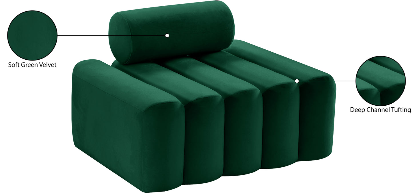 swanson green velvet chair c