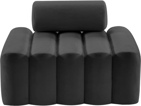 Quinn Grey Velvet Upholstered Chair, 1 Piece