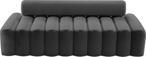 Swanson Grey Velvet Sofa S