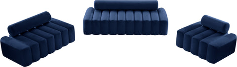 Swanson Navy Velvet Chair C