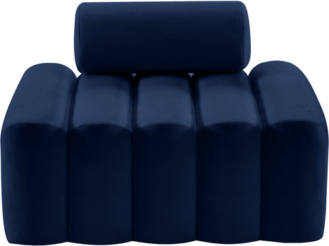 Swanson Navy Velvet Chair C