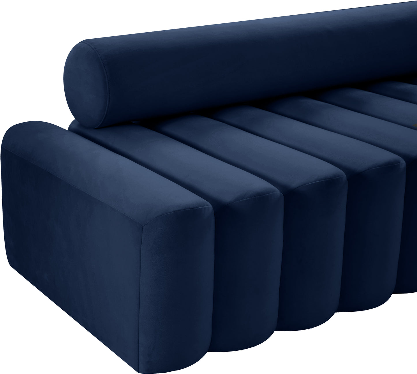 swanson navy velvet loveseat l