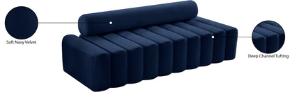 Swanson Navy Velvet Sofa S