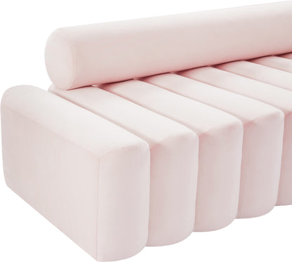 Swanson Pink Velvet Loveseat L