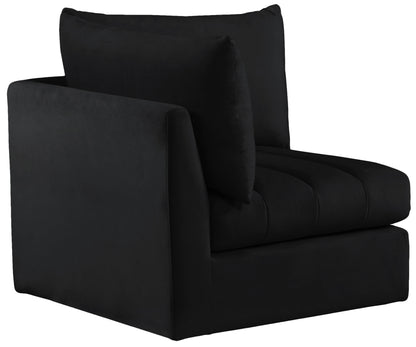 Acadia Black Velvet Corner Corner