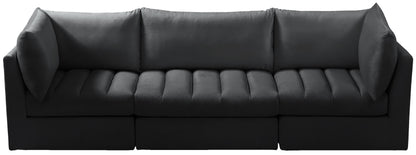 Acadia Black Velvet Modular Sofa S103