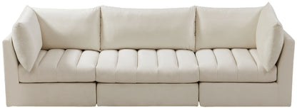 Acadia Cream Velvet Modular Sofa S103