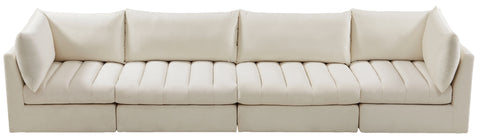 Acadia Cream Velvet Modular Sofa S140